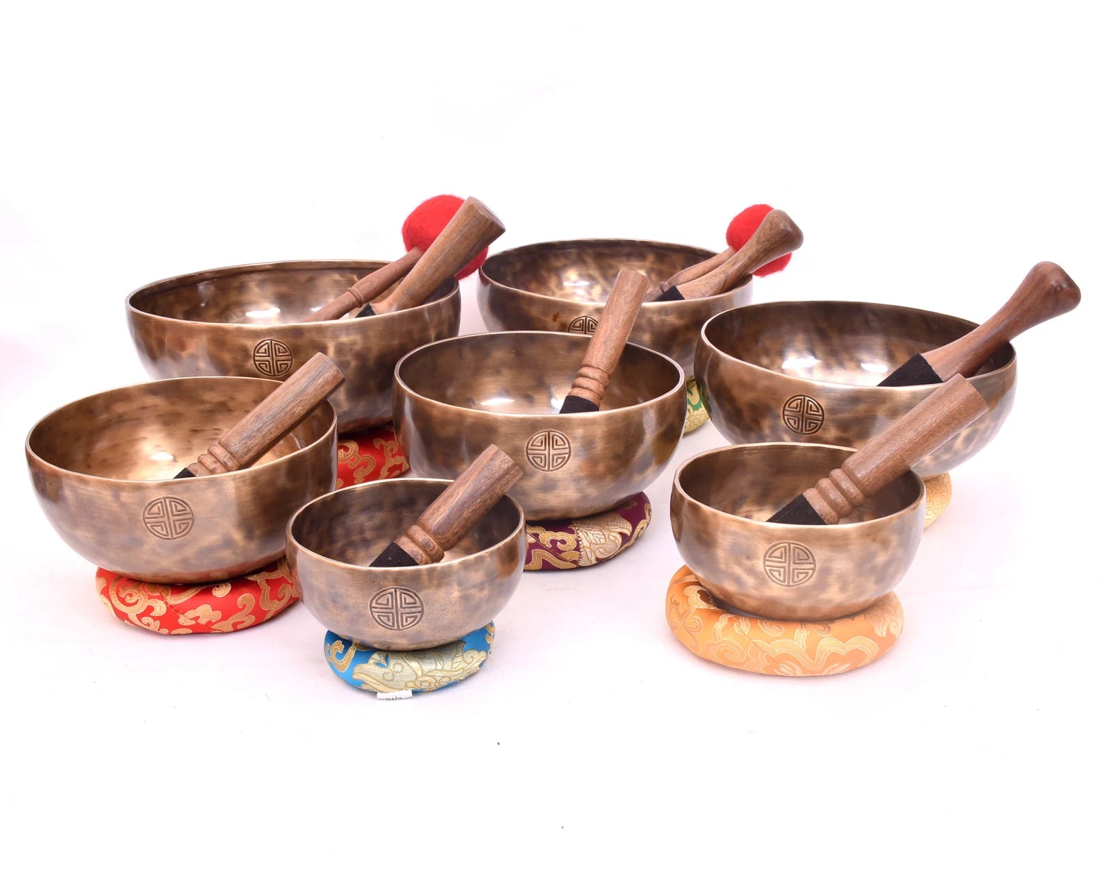 Full Moon Tibetan Singing Bowl Set of 7